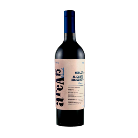 Vinho Tinto Brasileiro Área 15 Merlot/Alicante Bouschet - 750 ml