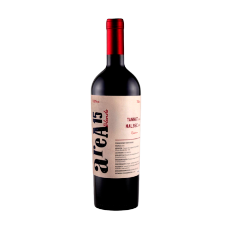 Vinho Tinto Brasileiro Área 15 Tannat/Malbec Gran Reserva - 750 ml
