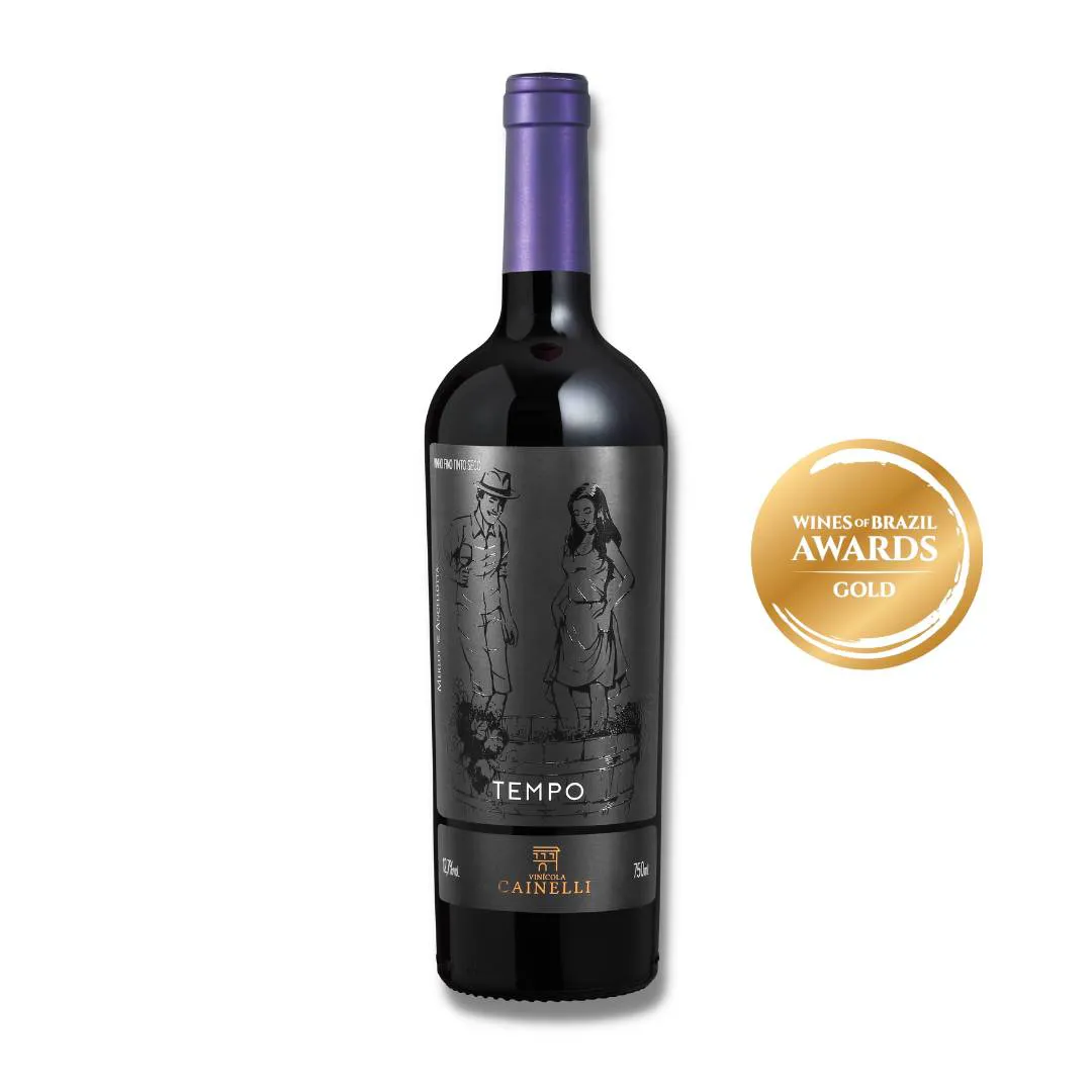 Vinho Cainelli Tempo Blend Merlot / Malbec & Alicante Bouschet - 750 ml